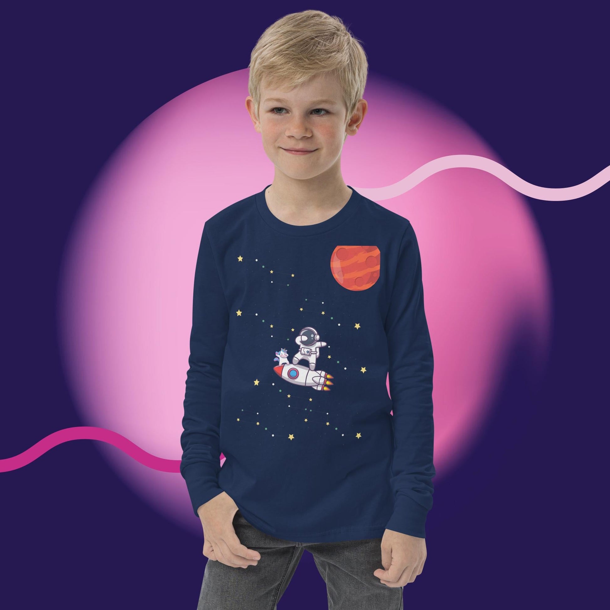 Astronaut Youth long sleeve tee - Modeve