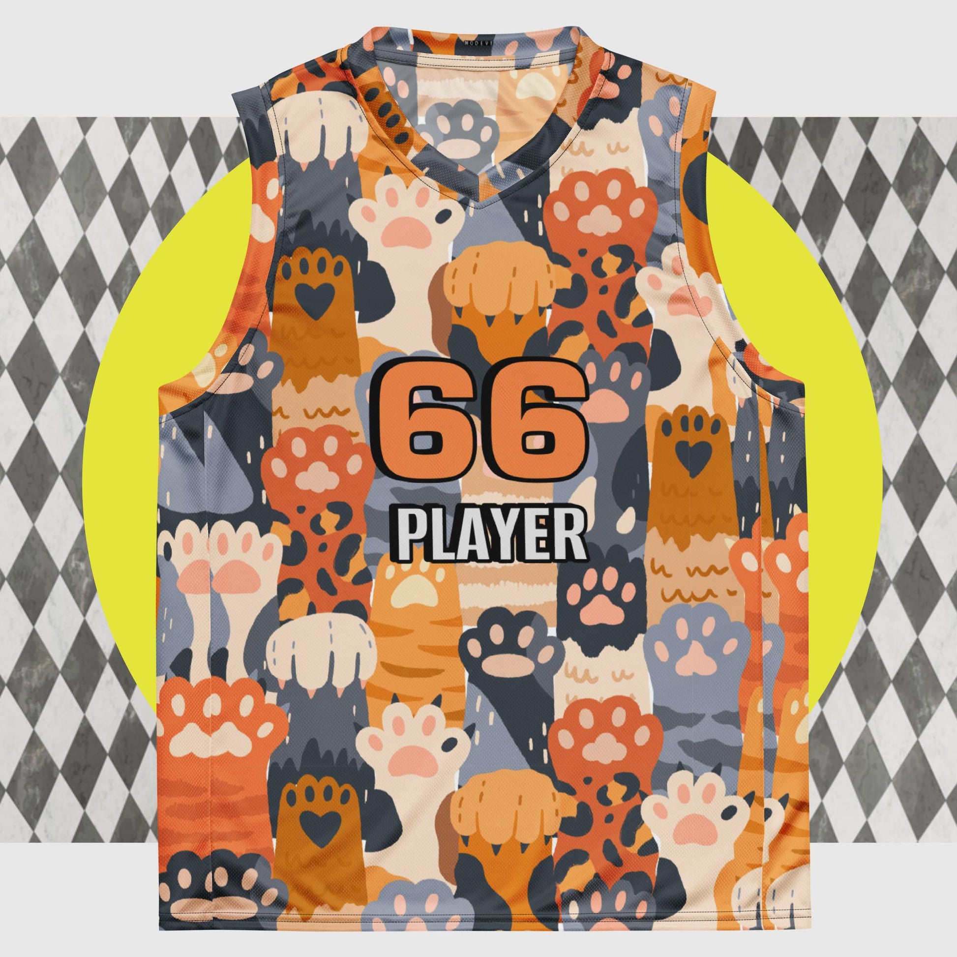 Cat Paws basketball jersey - Modeve