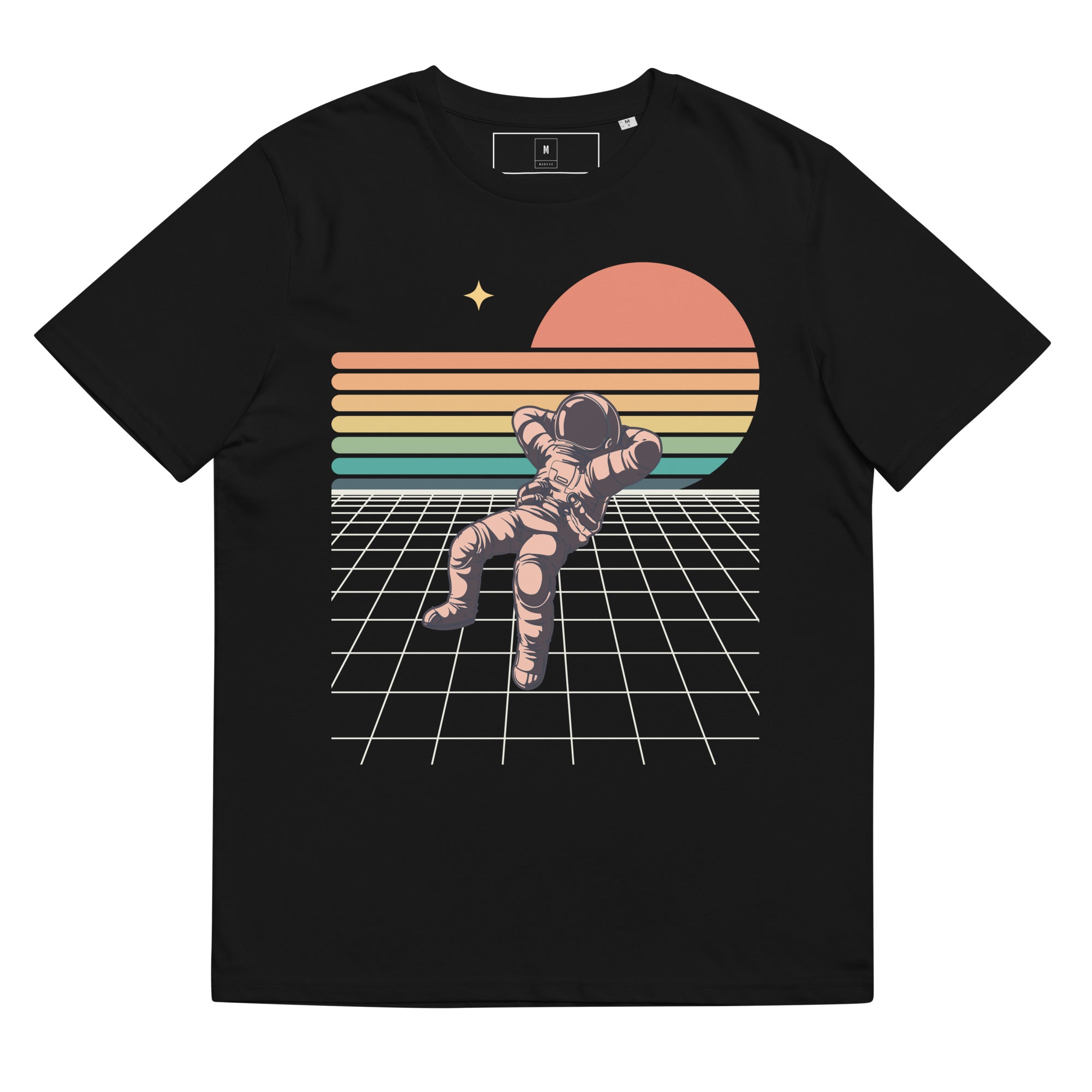 Cyber Astronaut organic cotton t-shirt - Modeve