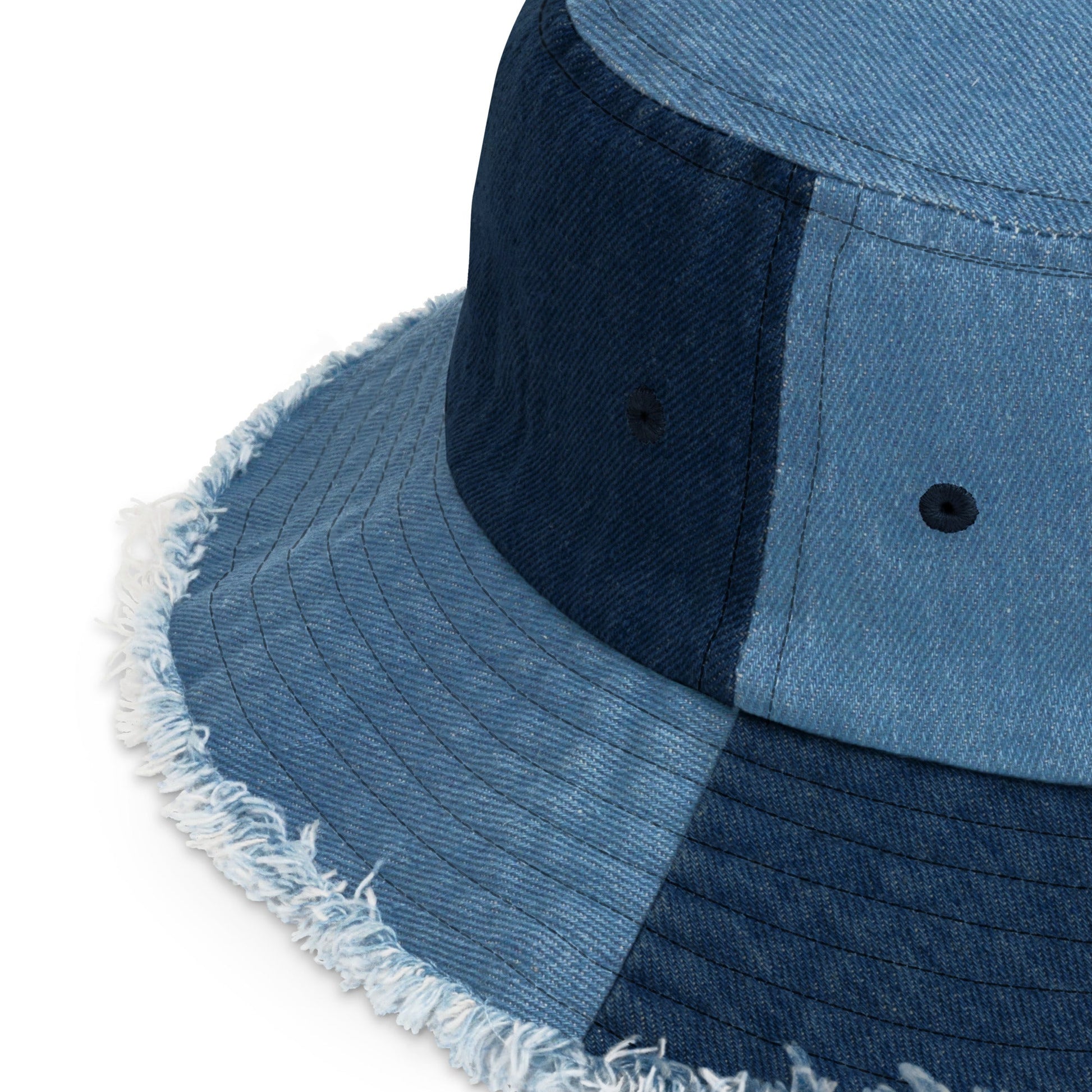 KAI X MODEVE - Distressed denim bucket hat - Modeve