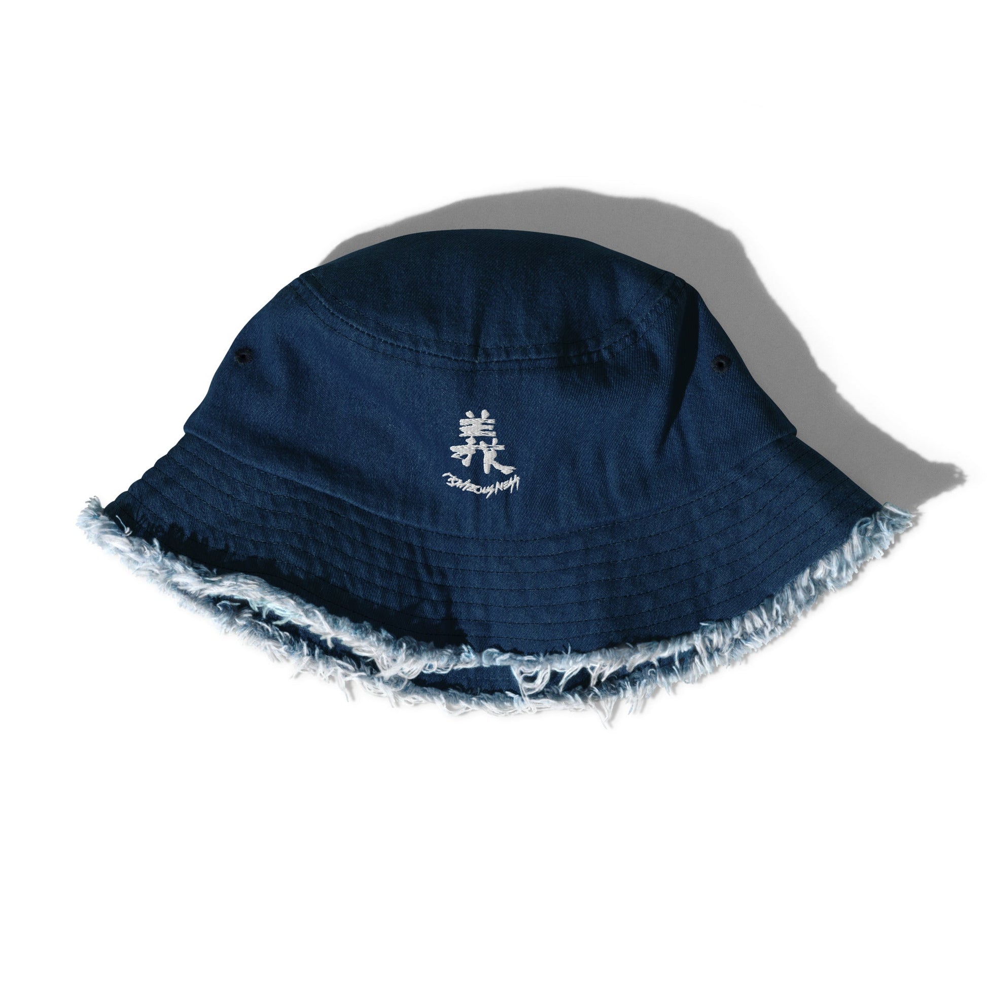 KAI X MODEVE - Distressed denim bucket hat - Modeve