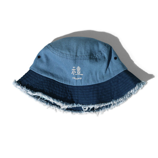 KAI X MODEVE - Distressed denim bucket hat - Modeve