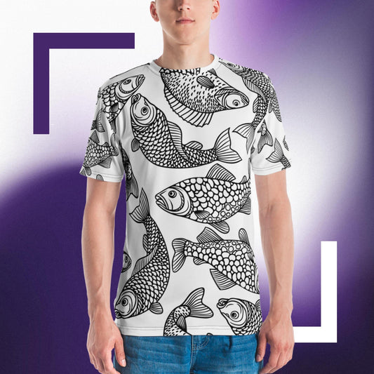 Lucky Fish Pattern Men's t-shirt - Modeve