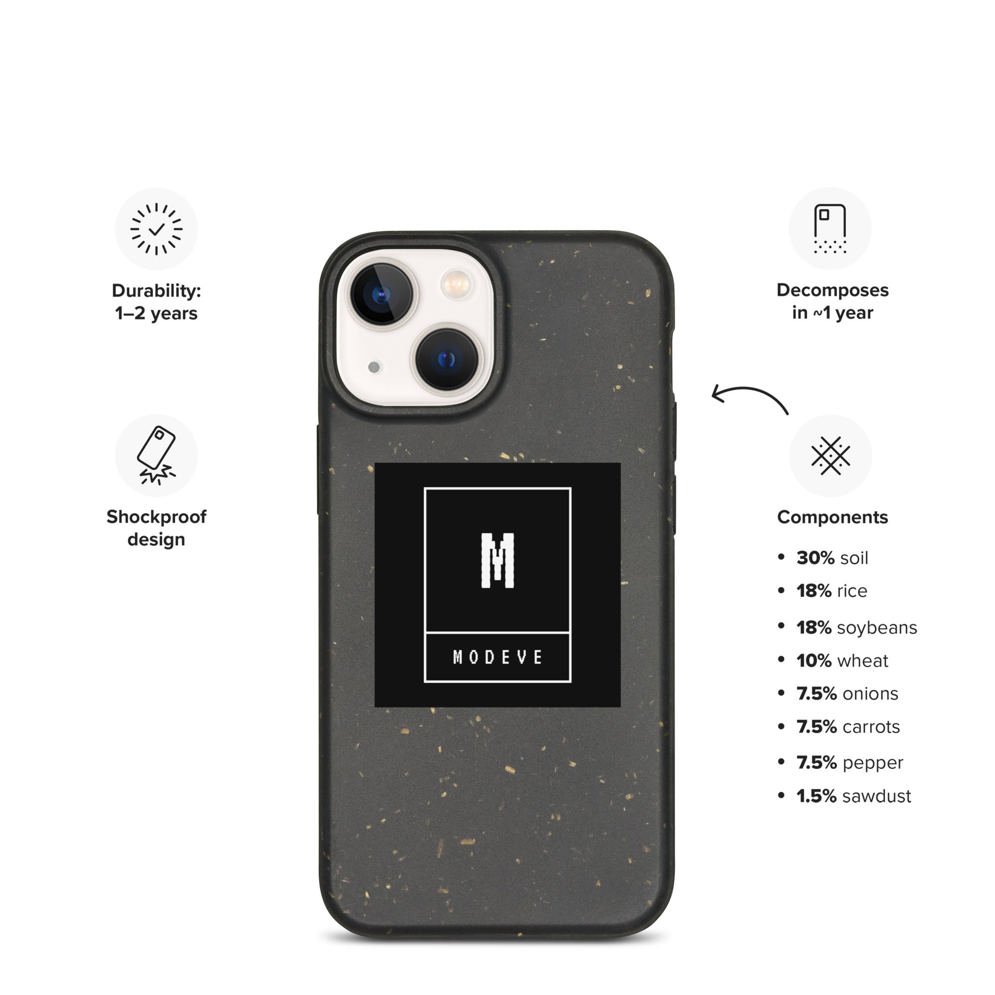Speckled Case for iPhone® - Modeve